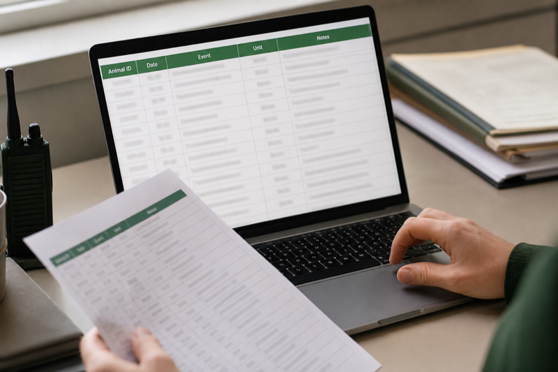 Cleaning columns in a reptile record spreadsheet