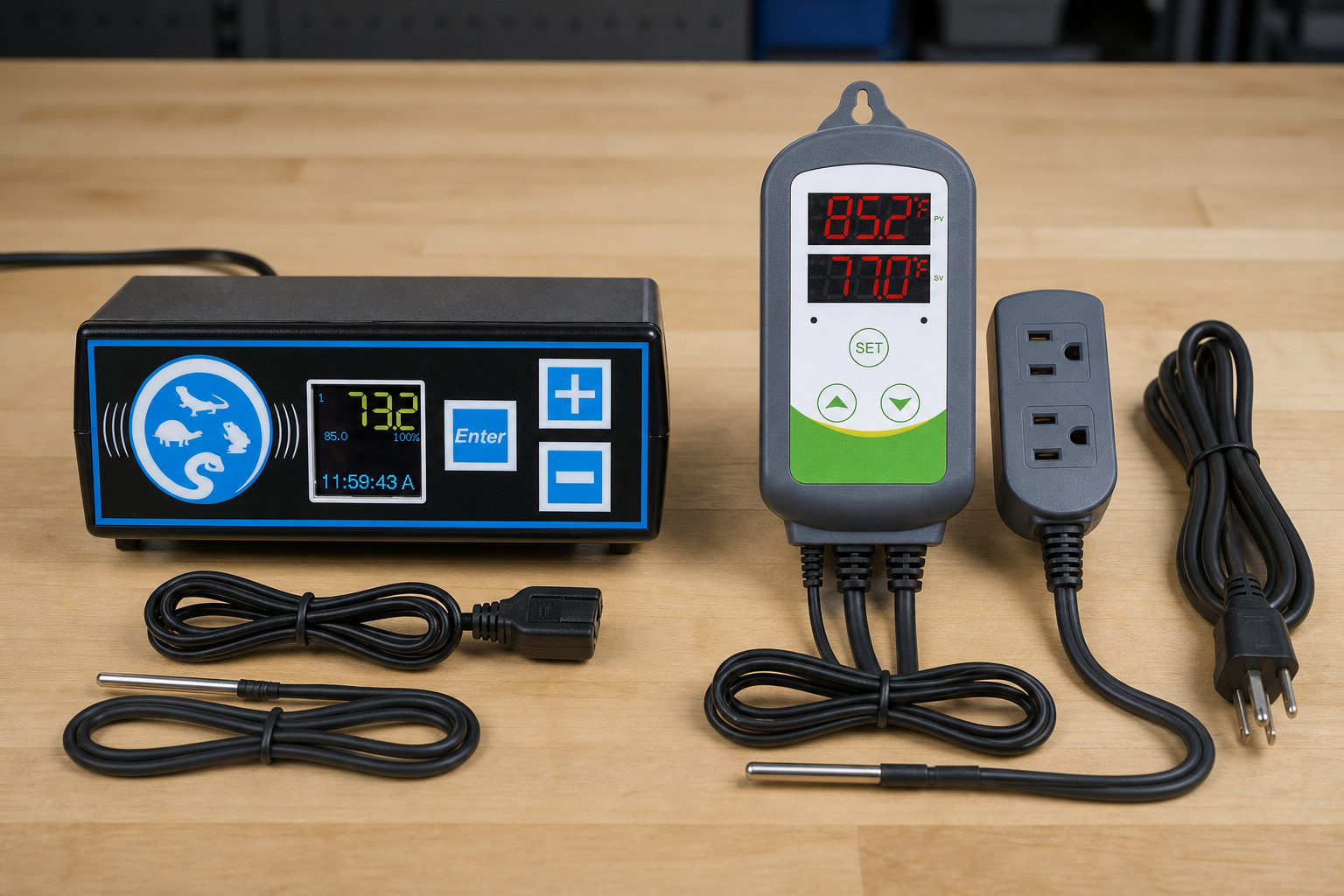 Proportional and dual-stage thermostats compared side by side