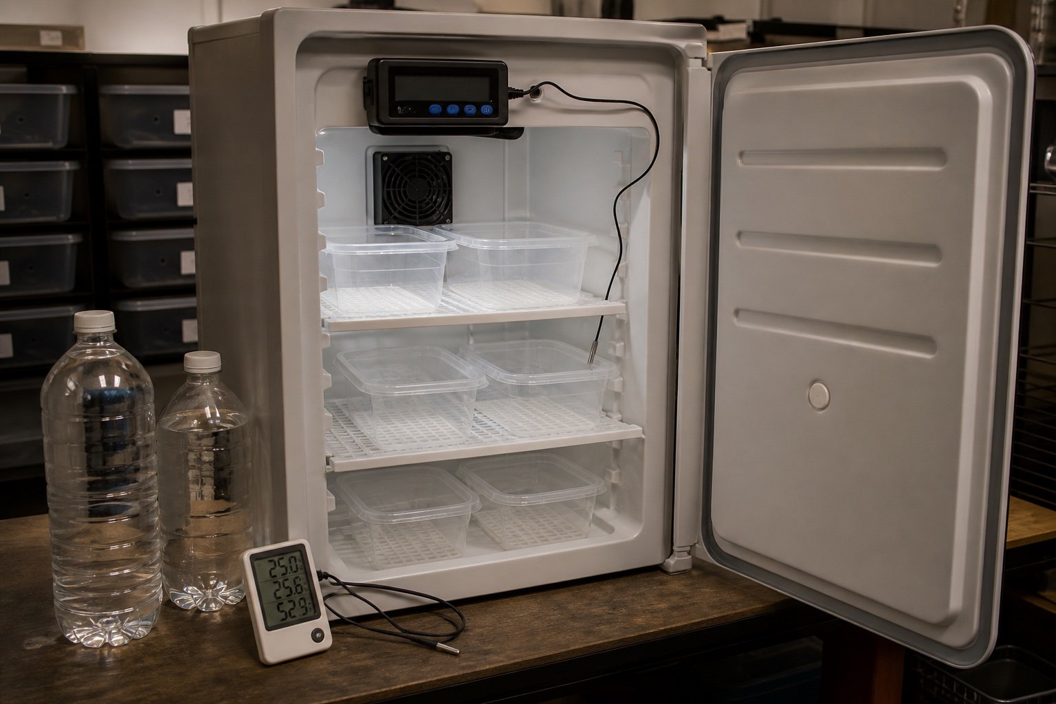 Reptile incubator setup: control, airflow and failure tests before eggs arrive